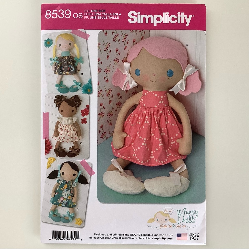 Simplicity 8539 Sewing Pattern